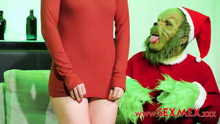 ���ුසියානු අමන සමග ව්යාජ GRINCH මෙක්සිකානු