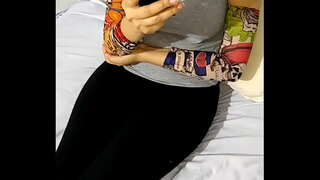 Pagdiriwang ng pasko. Kapatid na lalaki, ng pagbibigay sa pinakamahusay na blowjob sa kanya